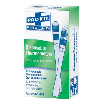 FAO21-770-001 image(0) - First Aid Only Disposable Thermometers 10/box