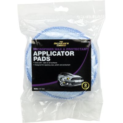 CRD9-28M image(0) - Detailer's Choice 2PC Microfiber Application Pad - Blue