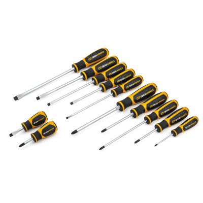KDT80051H image(0) - GearWrench 12 Pc. Phillips®/Slotted Dual Material Screwdriver Set