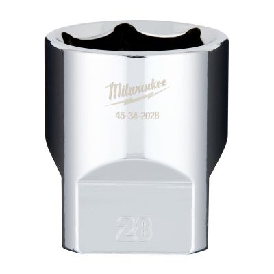 MLW45-34-2028 image(0) - Milwaukee Tool 1/2" Drive 28mm Socket