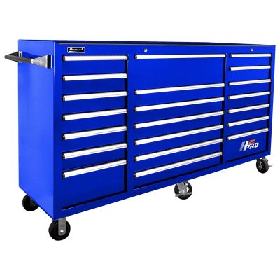 HOMBL04021720 image(0) - 72 in. H2Pro Series 21 Drawer Rolling Cabinet, Blue