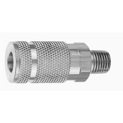 AMFC37-10 image(0) - Amflo 1/4" Coupler with 1/4"Male threads ARO Stle- Pack of 10