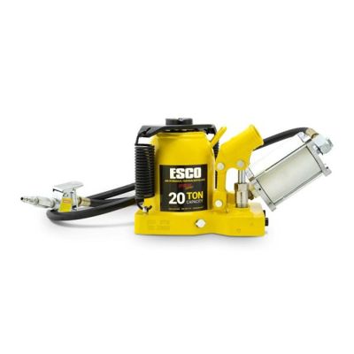 ESC10382 image(0) - ESCO 20 Ton Low Profile Had Pro Series Air Hydraulic Bottle Jack