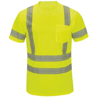 VFISVY4AB-SS-L image(0) - Workwear Outfitters Perform Hi-Vis Short Sleeve Class 3 T-Shirt-Large