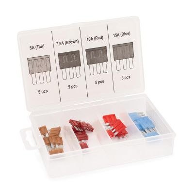 TIT45224 image(0) - TITAN 20 pc. 3-Blade Micro Fuse Assortment