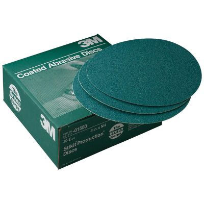 MMM1550 image(0) - PRODUCTION DISCS STIKIT GREEN CORPS 40E 8IN 50/BX
