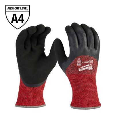 MLW48-73-7940 image(0) - Milwaukee Tool Cut Level 4 Winter Dipped Gloves - S