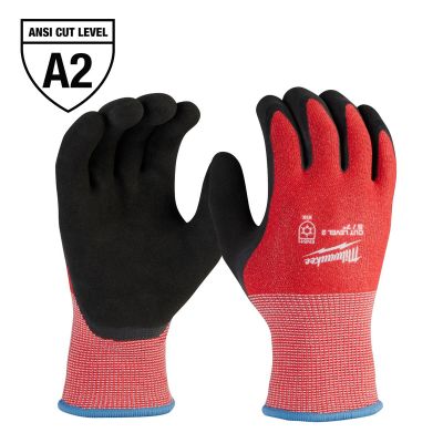 MLW48-73-7920 image(0) - Milwaukee Tool Cut Level 2 Winter Dipped Gloves - S