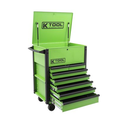 KTI75124 image(0) - Premium 7 Drawer 750 lb. Service Cart (Matte Neon Green)