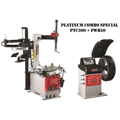 ATEAP-TCWB-COMBO1 image(0) - Atlas Equipment Platinum PTC300 Tire Changer + PWB50 Wheel Balancer Combo Package (WILL CALL)