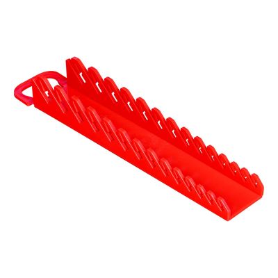 ERN5092 image(0) - Ernst Mfg. 14-Tool GRIPPER Stubby Wrench Organizer-Red