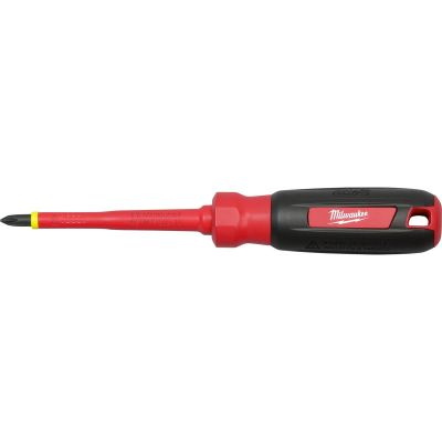MLW48-22-2212 image(0) - Milwaukee Tool #2 Phillips - 4" 1000V Insulated Screwdriver