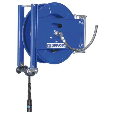 PRVDMO1015IS image(0) - air hose reel with quick disconnect and inlet hose