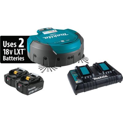 MAKDRC200PT image(0) - Makita 18V X2 LXT Lith-Ion Brushless Cordless Robotic Vacuum Kit (5.0Ah)