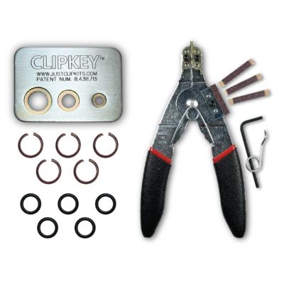 JSCMCTPTCK385 image(0) - JUST CLIPS TOOL KIT WITH SNAP RING PLIERS, A CLIPKEY AND 5 SETS OF 3/8" FRICTION RINGS & O-RINGS