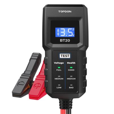 TOPBT20 image(0) - BT20 - Battery Load/Voltage Tester, Cranking & Charging Test w/App