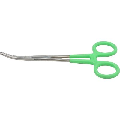 JSP05560 image(0) - J S Products (steelman) PLIER PINCH OFF 6 1/4 BENT NOSE GREEN