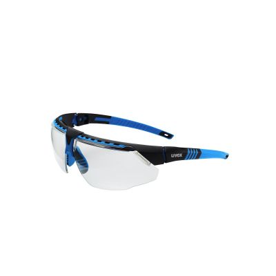 UVXS2870HS image(0) - Uvex Uvex Avatar Glasses Blk/blue, Clear Hsaf
