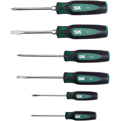 SKT86330 image(0) - S K Hand Tools 6 Pc. Cushion Grip Screwdriver Set