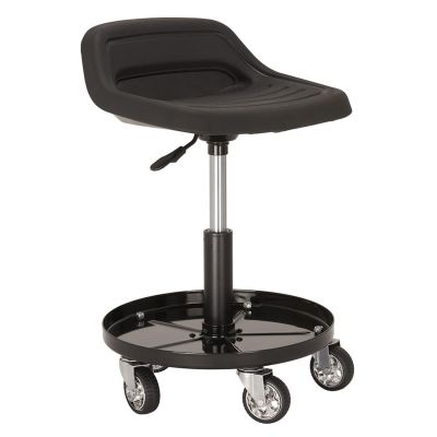 INT57108 image(0) - Viking by AFF - Mechanic's Roller Tractor Seat w/ Adjustable Height / Tool Tray- 300 Lbs. Capacity