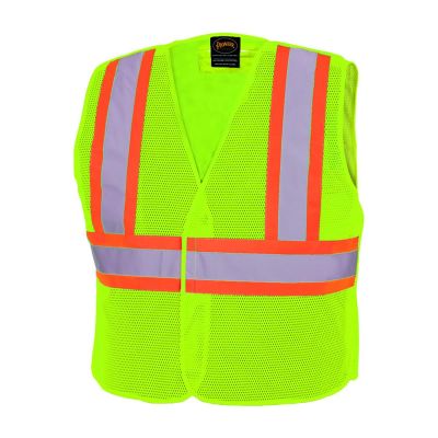 SRWV1030560U-23XL image(0) - Pioneer Pioneer - Tear Away Mesh Safety Vest - Hi-Vis Yellow/Green - Size 2XL/3XL