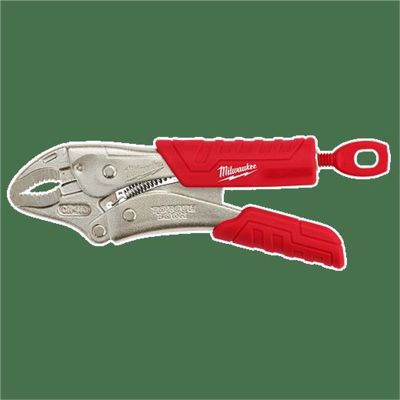 MLW48-22-3405 image(0) - Milwaukee Tool 5" Locking Pliers  Curved Jaw w/ Durable Grip