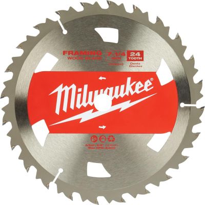 MLW48-41-0710 image(0) - Milwaukee Tool Circular Saw Framing Blades 7-1/4" 24T - 10PK