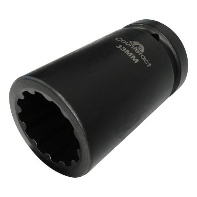 COUCBBS1-33 image(0) - Counteract Commercial Deep Impact Socket - 1" Drive - 33mm