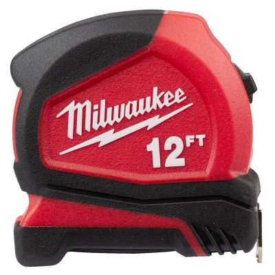 MLW48-22-6612 image(0) - Milwaukee Tool 12ft Compact Tape Measure