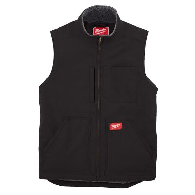 MLW801B-S image(0) - Milwaukee Tool HEAVY DUTY SHERPA-LINED VEST - BLACK S