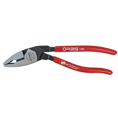 KNP9O21-410SBA image(0) - KNIPEX 7 1/2" Angled Combination Pliers