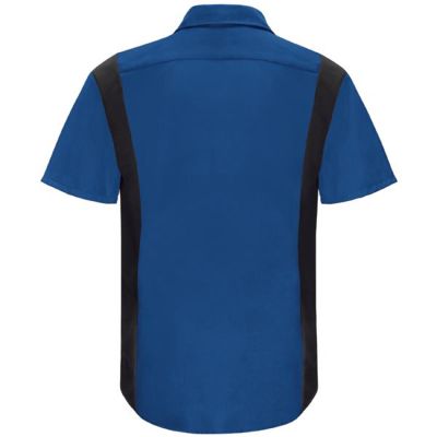 VFISY32RB-RG-5XL image(0) - Workwear Outfitters Men's Long Sleeve Perform Plus Shop Shirt w/ Oilblok Tech Royal Blue/Black