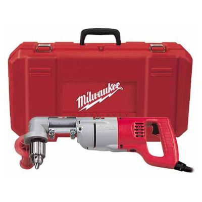 MLW3107-6 image(0) - Milwaukee Tool 7-AMP CORDED 1/2" RIGHT-ANGLE DRILL KIT HARD CASE