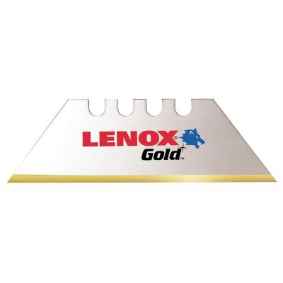 LEX20350 image(0) - Lenox Tools UTILITY KNIFE BLADES, BI-METAL WITH GOLD EDGE, FIT