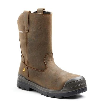 VFIR0001D10W image(0) - Workwear Outfitters Terra Harrier Comp. Toe WP Wellington Boot, Size 10W