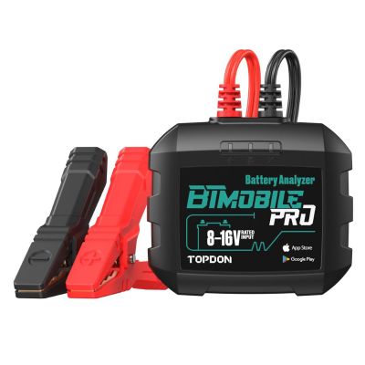 TOPBTMPRO image(0) - BTMobile - 12V Bluetooth Battey and 12V/24V System Tester