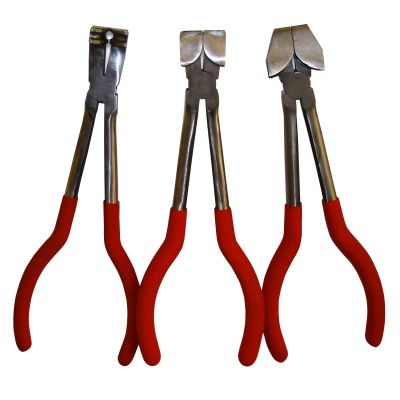 V8T8689 image(0) - V-8 Tools 3pc Tubing bender/plier set in canvas pouch