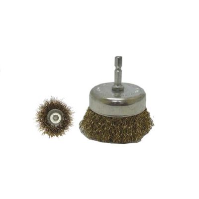 TMRMI983 image(0) - Tire Mechanic's Resource Wire Cup Brush 3", 1/4 in. Shaft, 10,000 RPM