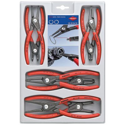 KNP002004SB image(0) - KNIPEX 8 Pc. Precision Circlip Pliers Set