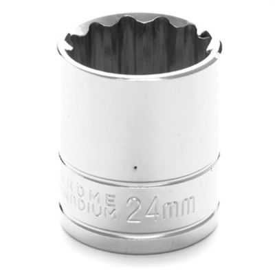 WLMW32824 image(0) - Wilmar Corp. / Performance Tool 1/2" Dr 12pt Stndrd Skt 24mm