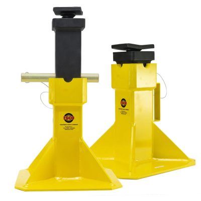 ESC10456 image(0) - 22 ton jack stand (pair) with adjustable post