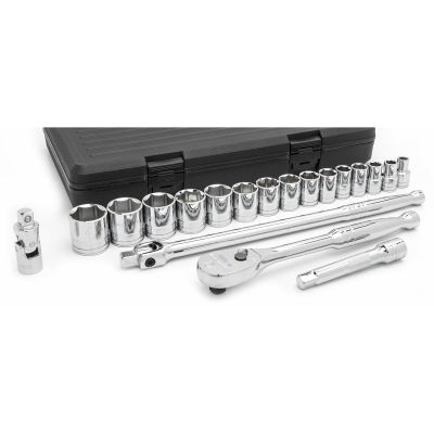 KDT80791 image(0) - GearWrench 19 PC 1/2" DR 6 POINT SOC SET