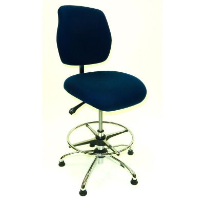 LDS1010432 image(0) - ESD Chair - Medium Height -  Deluxe Blue