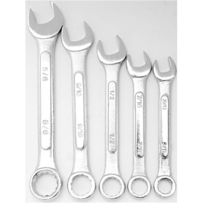 WLM1405 image(0) - Wilmar Corp. / Performance Tool 5 pc Combo Wrench Set - SAE