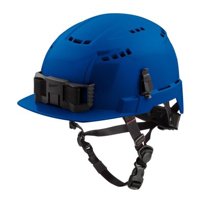 MLW48-73-1324 image(0) - Blue Front Brim Vented Safety Helmet - Type 2, Class C