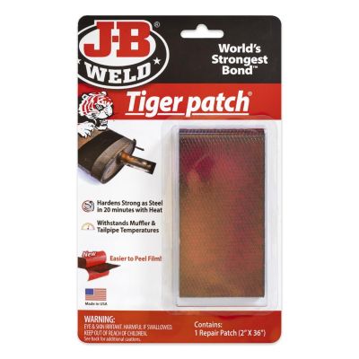 JBW39206 image(0) - J B Weld J-B Weld 39206 Tiger Patch Kit Muffler Patch