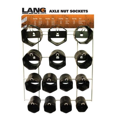 KAS1290 image(0) - Lang Tools (Kastar) 14PC Axle Nut Display