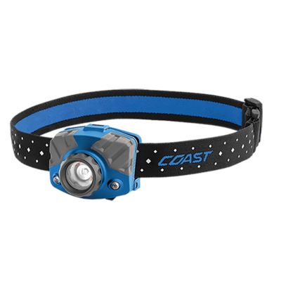 COS20617 image(0) - COAST Products FL75R Rechargeable Headlamp blue body in gift box