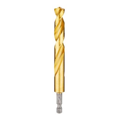 MLW48-89-4629 image(0) - Milwaukee Tool 1/2" SHOCKWAVE RED HELIX Titanium Drill Bit
