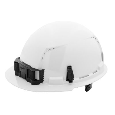 MLW48-73-1220 image(0) - Milwaukee Tool BOLT White Front Brim Vented Hard Hat w/6pt Ratcheting Suspension (USA) - Type 1, Class C